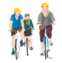 Radfahrer-Gruppe © ADFC Radfahrer-Gruppe